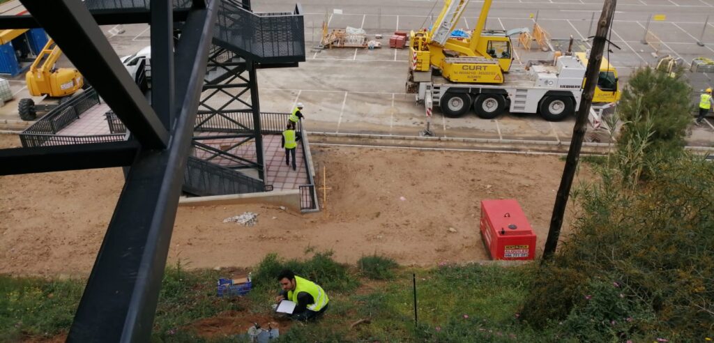prueba de carga en una estructura